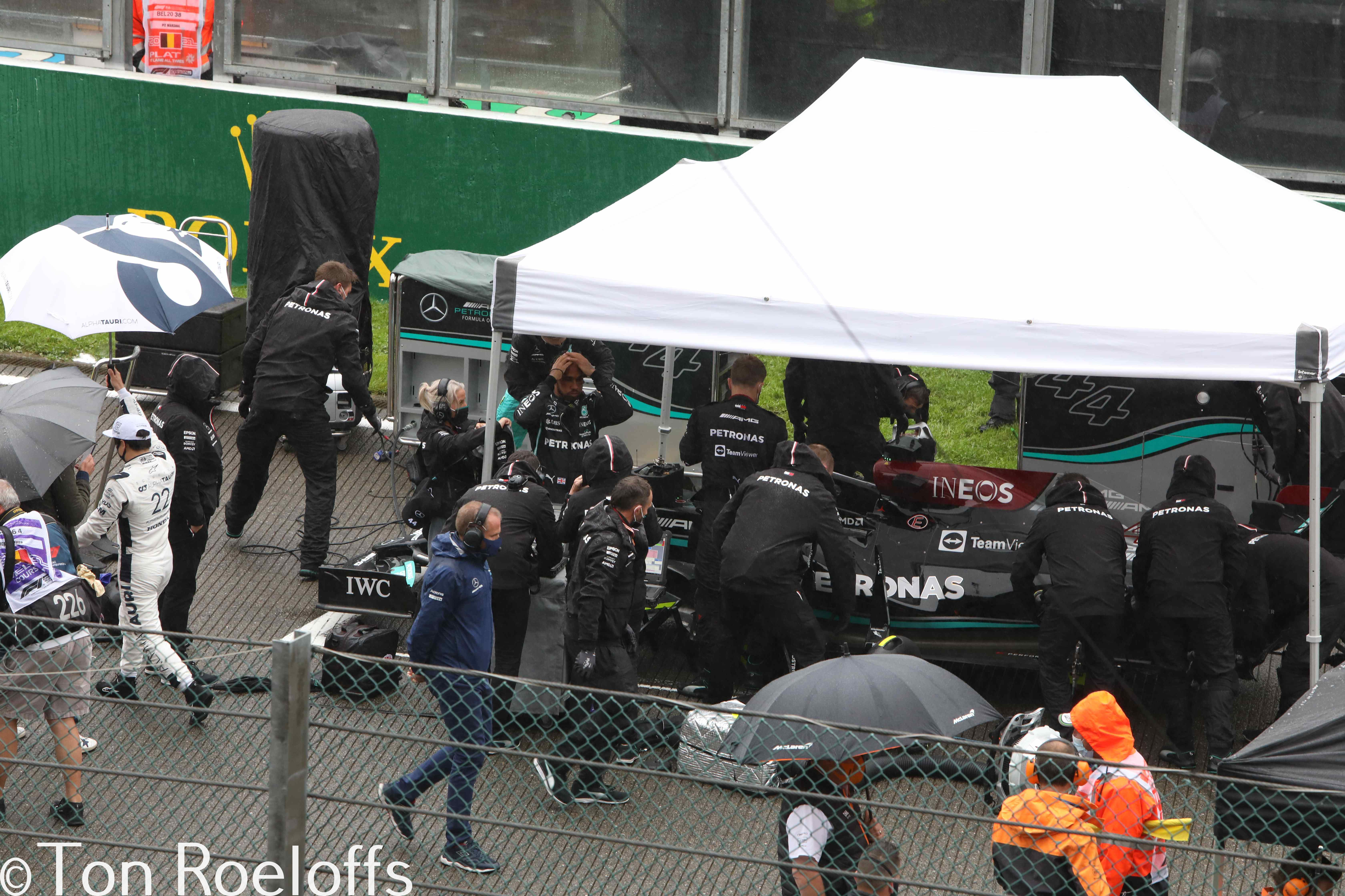 Verstappen pitbox